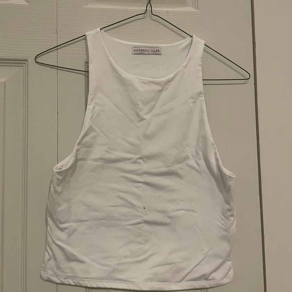 Sincerely Jules crop muscle tank